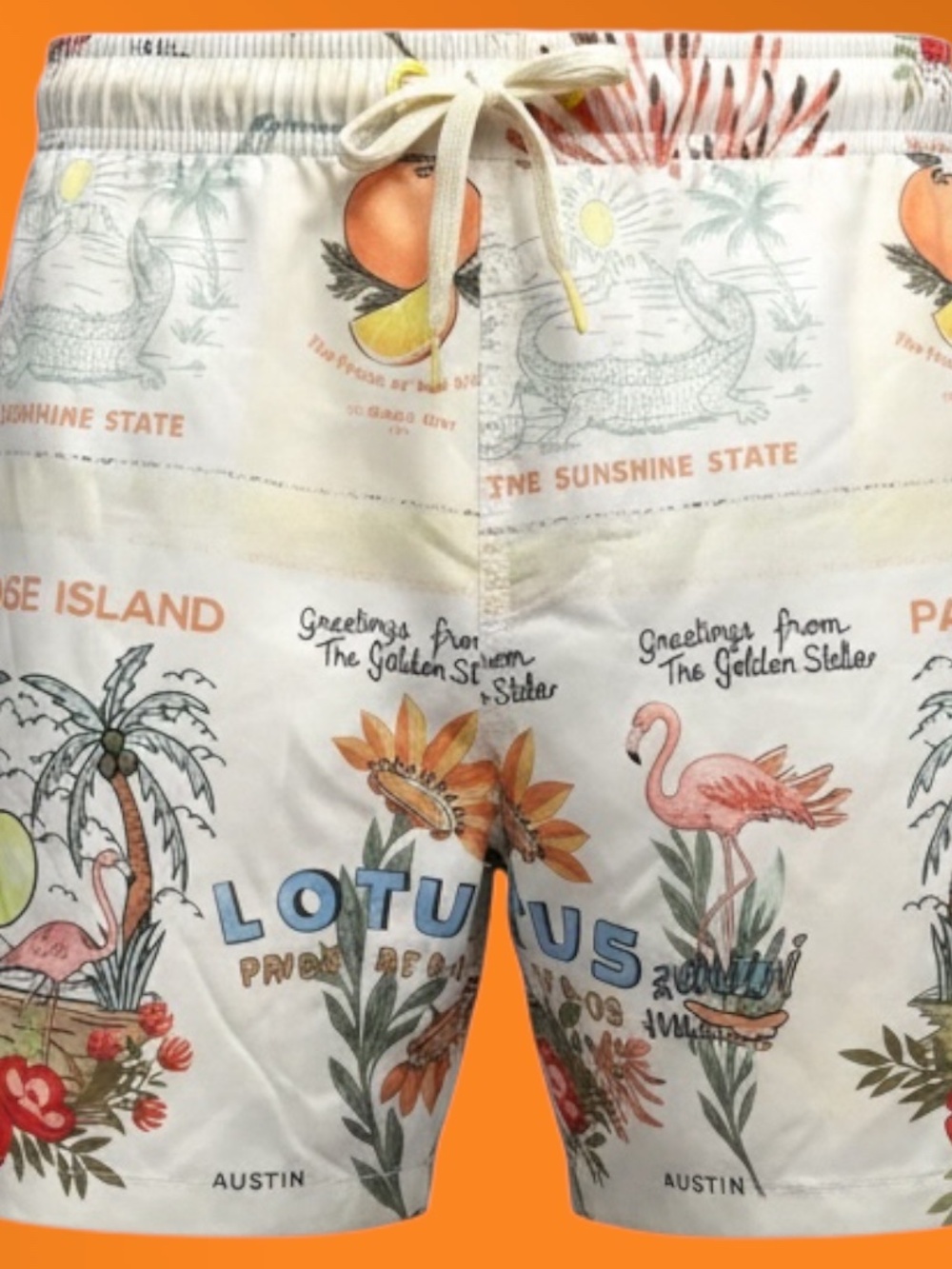 Malibu Island Men’s Swim Trunks XL NWT